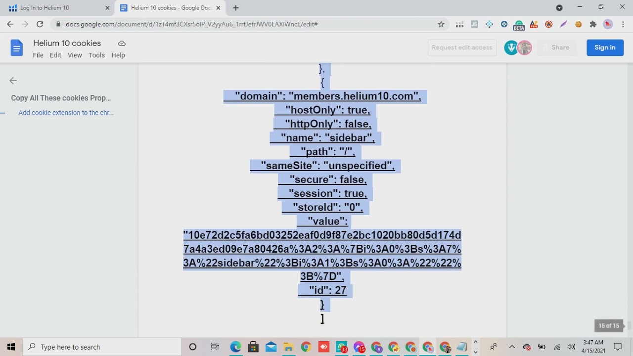 Helium 10 logging in  Tutorial