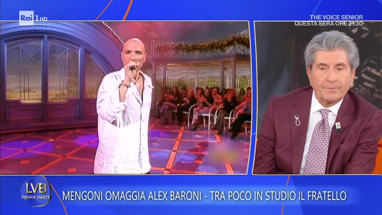 Marco Mengoni omaggia Alex Baroni - La volta buona 14/11/2025