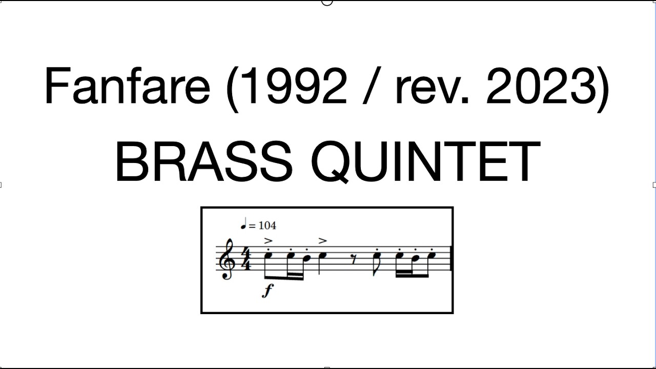 Fanfare 1992 rev 2023