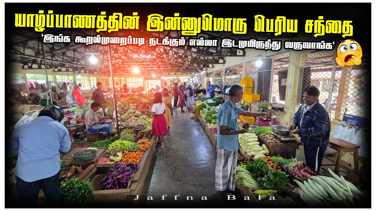 🔴வியாபாரிகள் எல்லாம் இங்கதான் வந்து வாங்கிட்டு போவாங்க😳|யாழின் இன்னுமொரு பெரியசந்தை-நெல்லியடி சந்தை