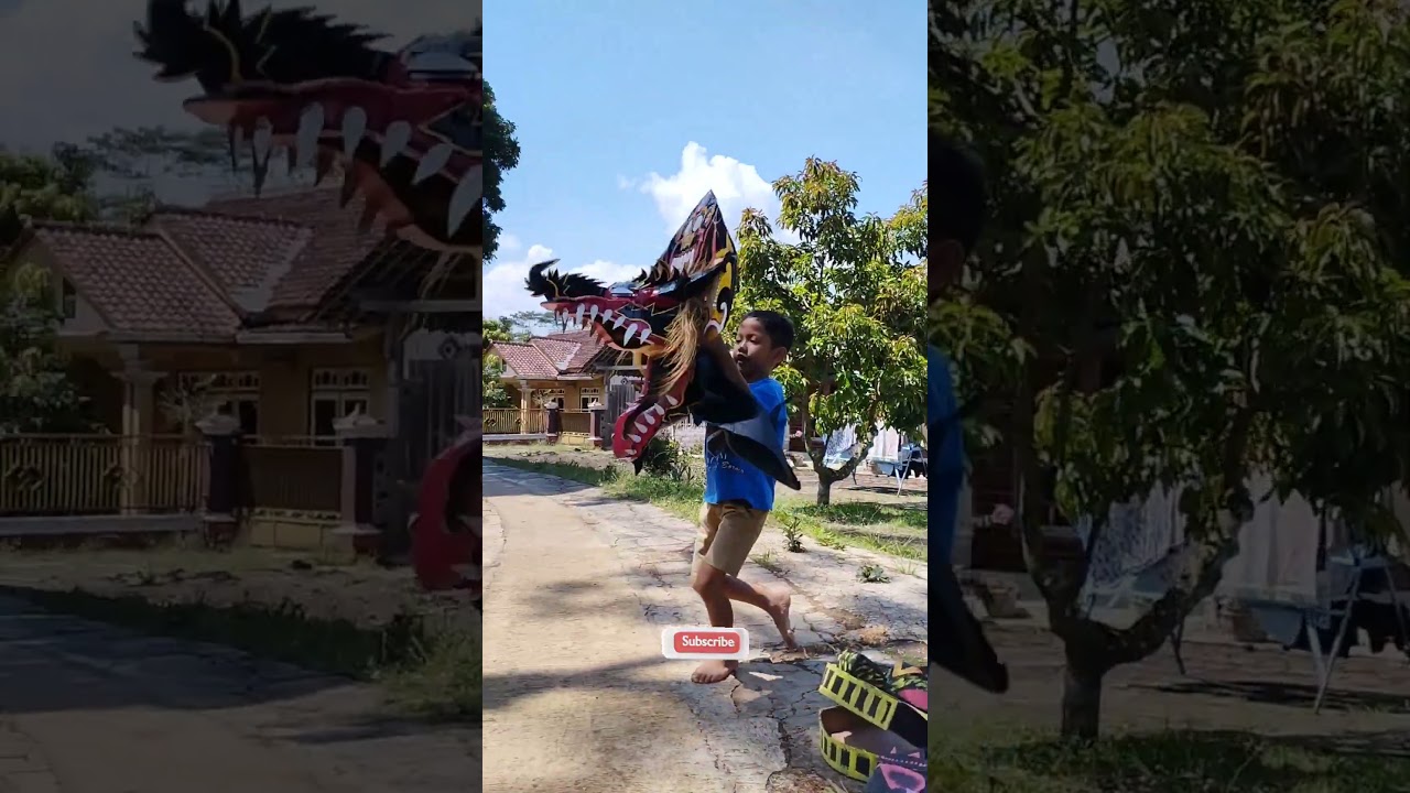 Hey oleole ada barongan devil kardus nih #barongan #barongandevil
