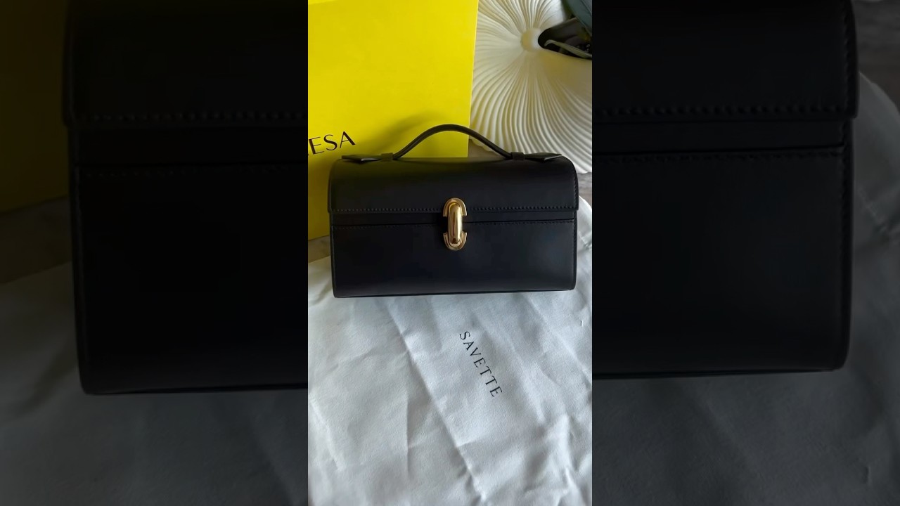 New bag! Savette symmetry pochette tote bag unboxing 사베트 시메트리 포쉐트백 토트백 언박싱 후기