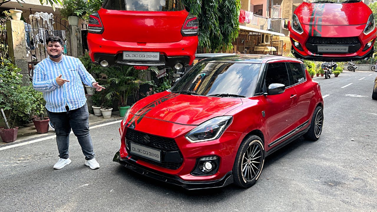 Modified Maruti Swift Sport | Normal Swift Converted To Swift Sport | Lxi To Zxi | Base To Top