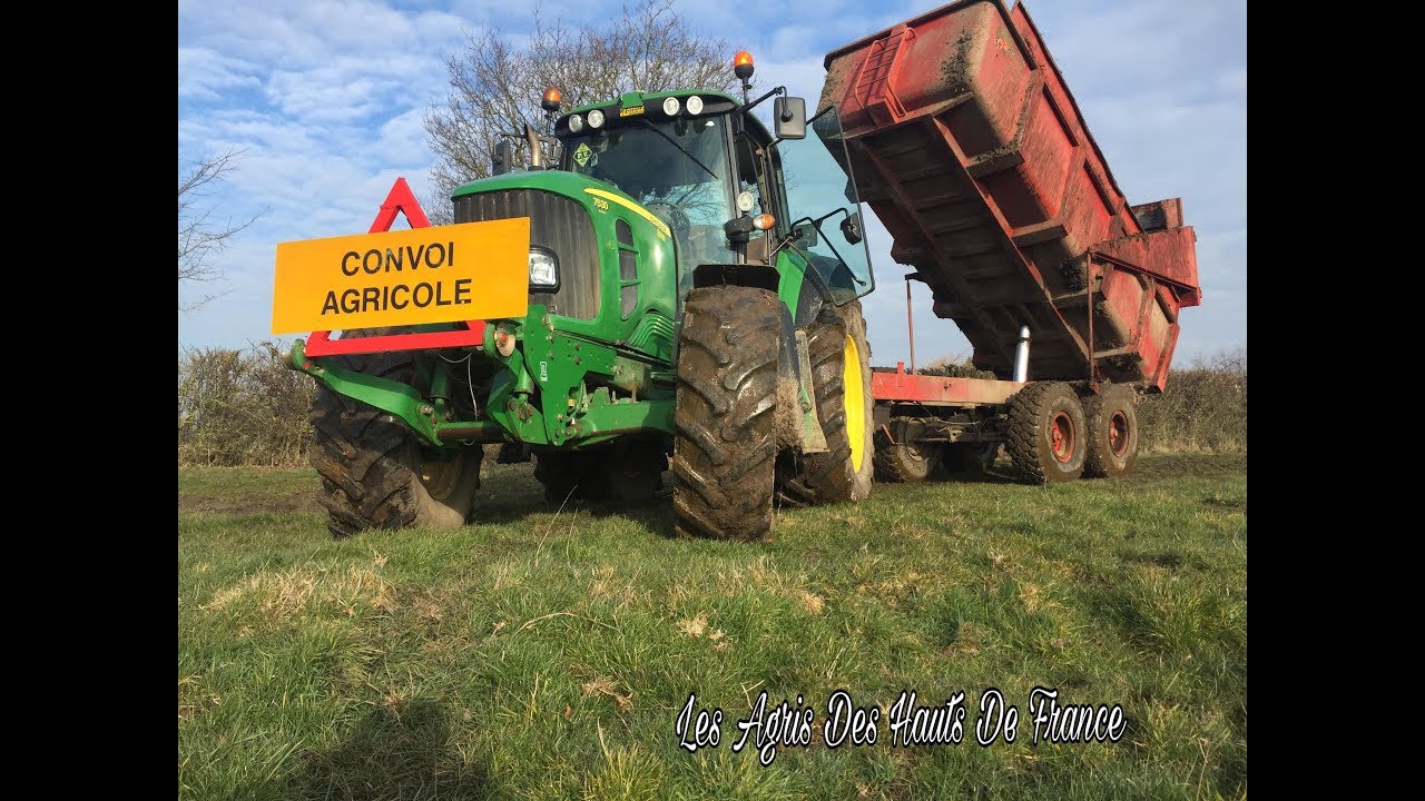 Transport de fumier / curage des stabules