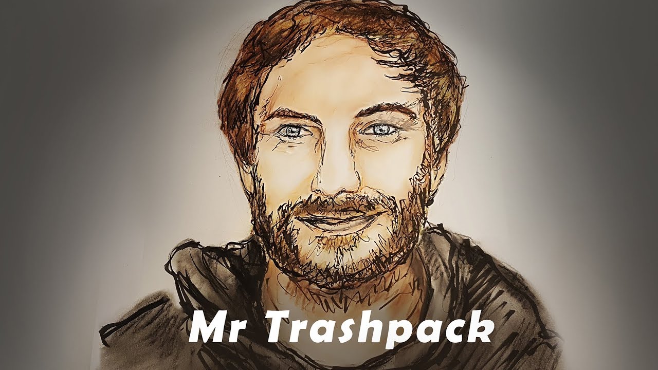 MrTrashpack Zeichnung - Zeit Danke zu sagen