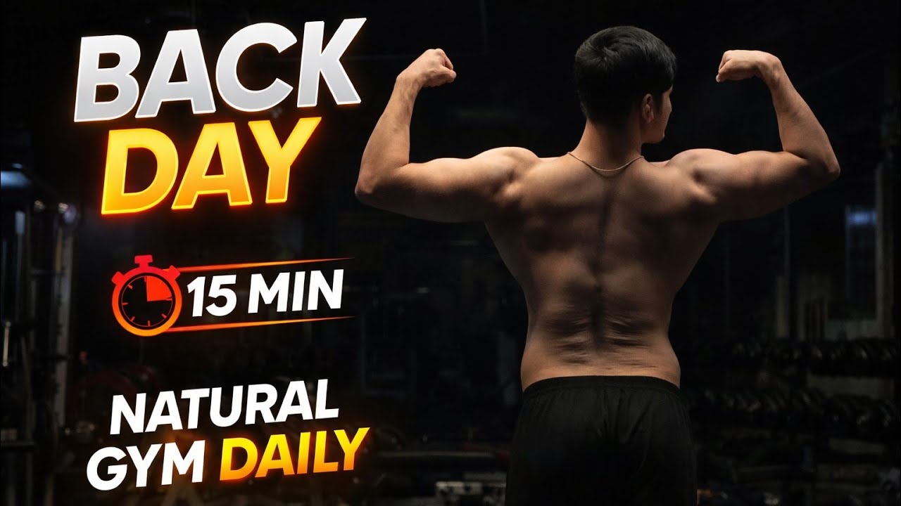 👉 Wings in 15 Minutes 💪 | Natural Back Day #dailyroutine #gymexercises #new #viralvideo #lifestyle 