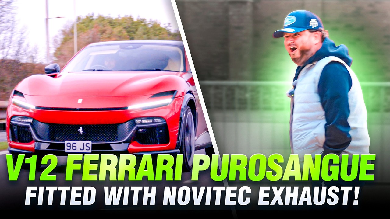 Модернизация Ferrari Purosangue V12 &mdash; звук выхлопа Novitec
