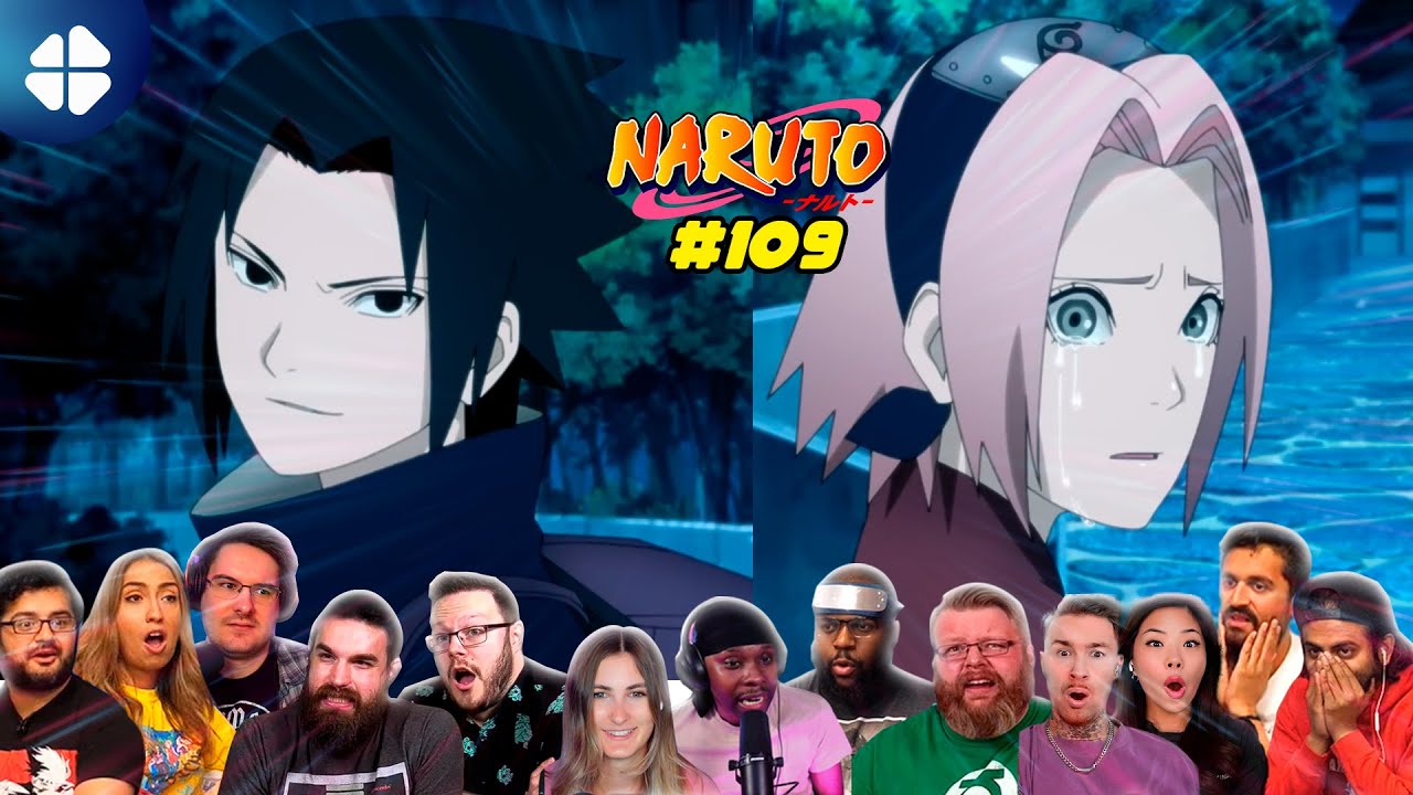 Sasuke Leaves the Village | Naruto Episode 109 Reaction Mashup ナルト海外の反応