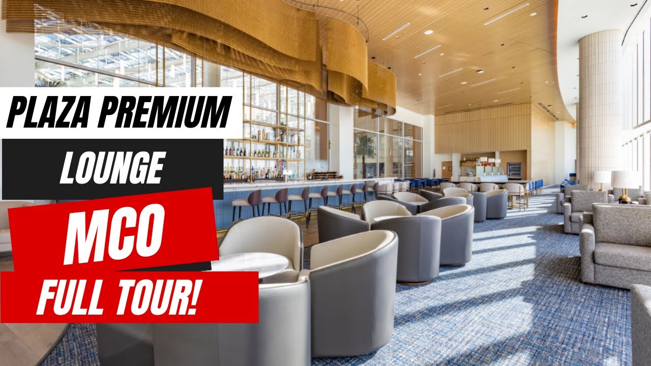 Plaza Premium Lounge MCO Terminal C Review | Best Lounge in Orlando?