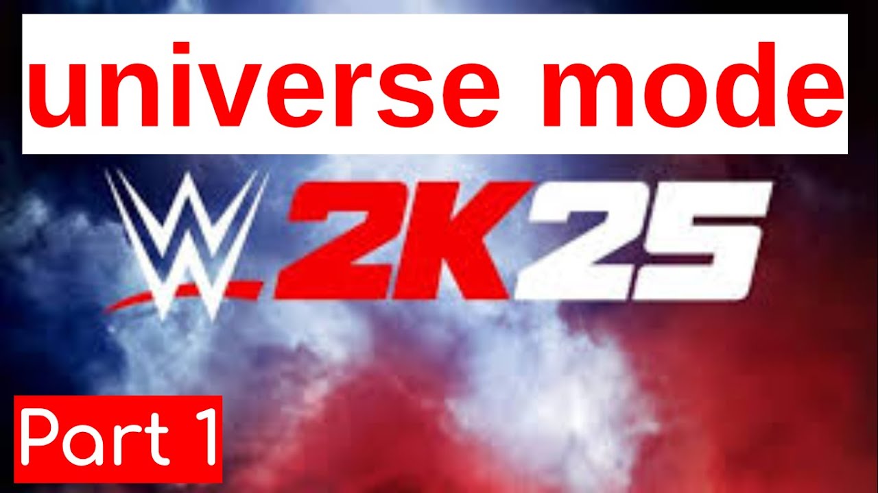 WWE2k25-Universe mode ep 1