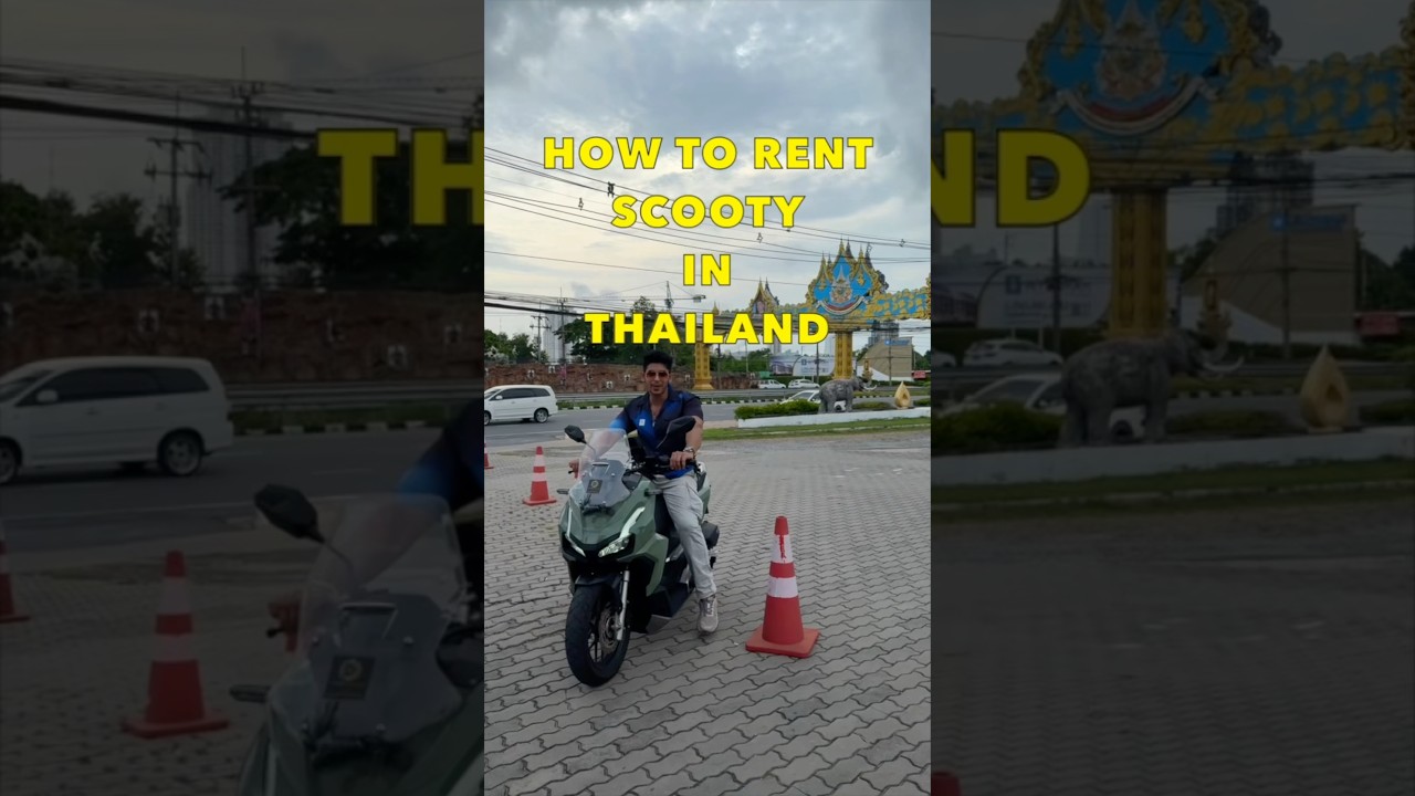 Thailand me Scooty Rent Process #Shorts #thailand #Scootyrent