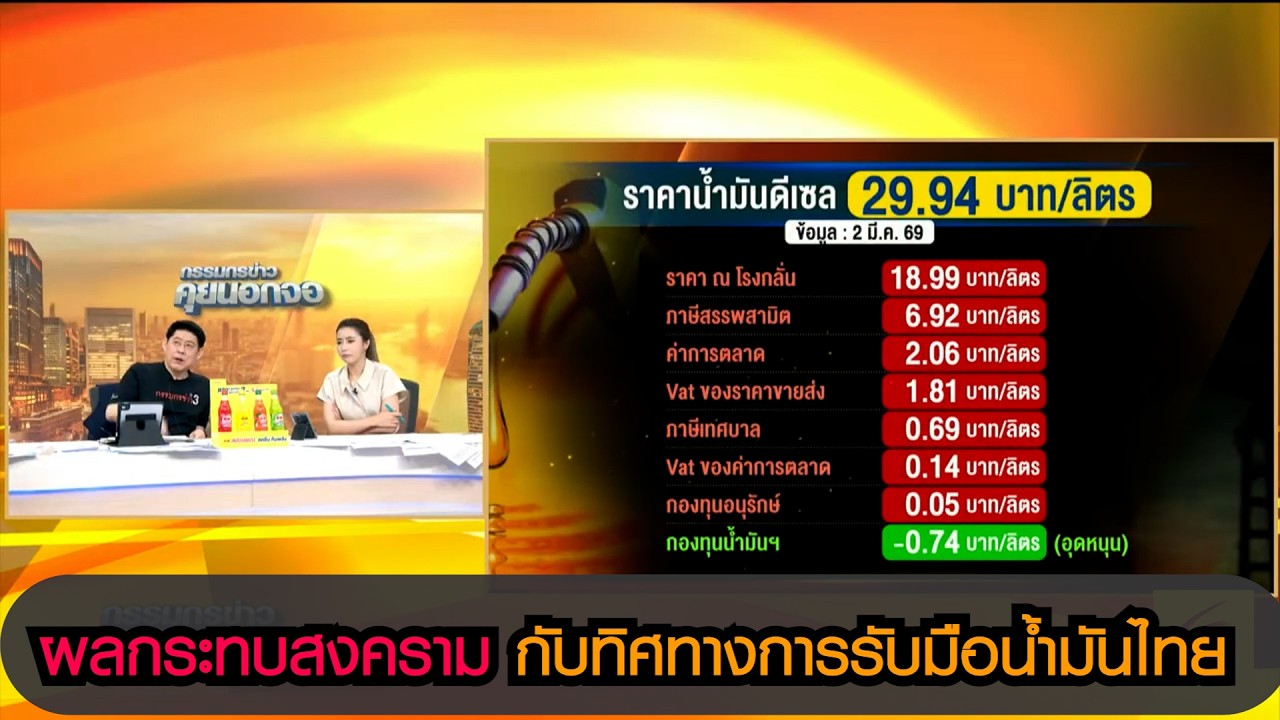 ผลกระทบสงคราม กับทิศทางน้ำมันไทย