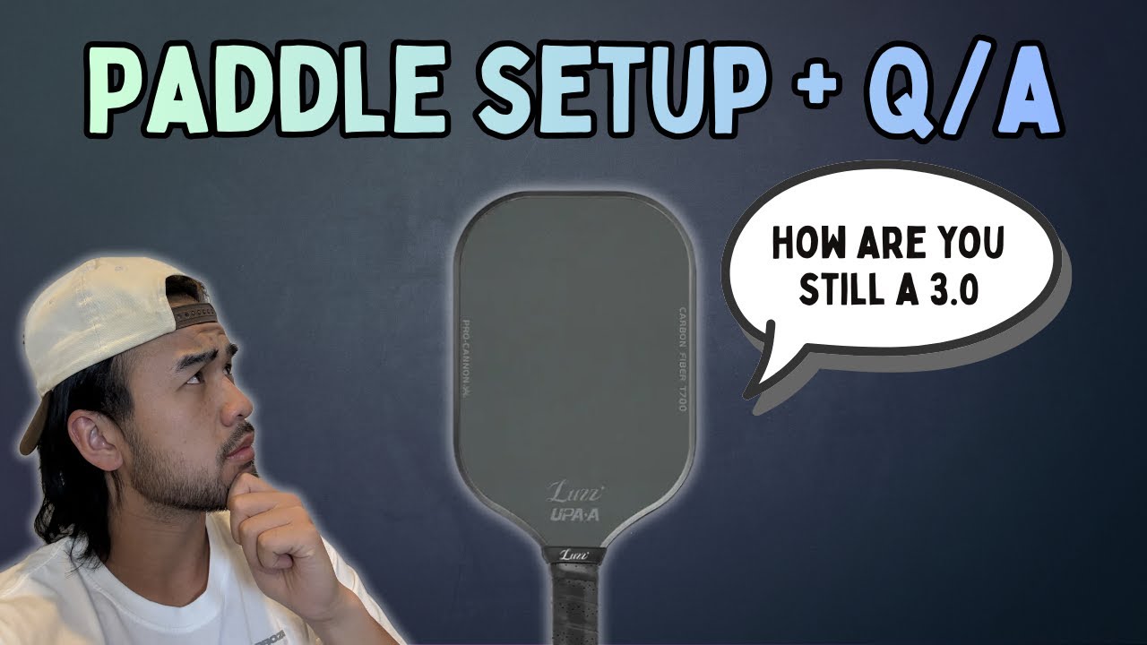 Paddle Setup + I'll Answer ANY Pickleball Questions ;)