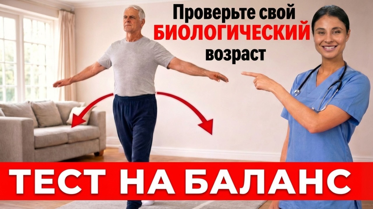Делайте это 5 минут — и НИКОГДА не потеряете равновесие! Даже в 90 лет!