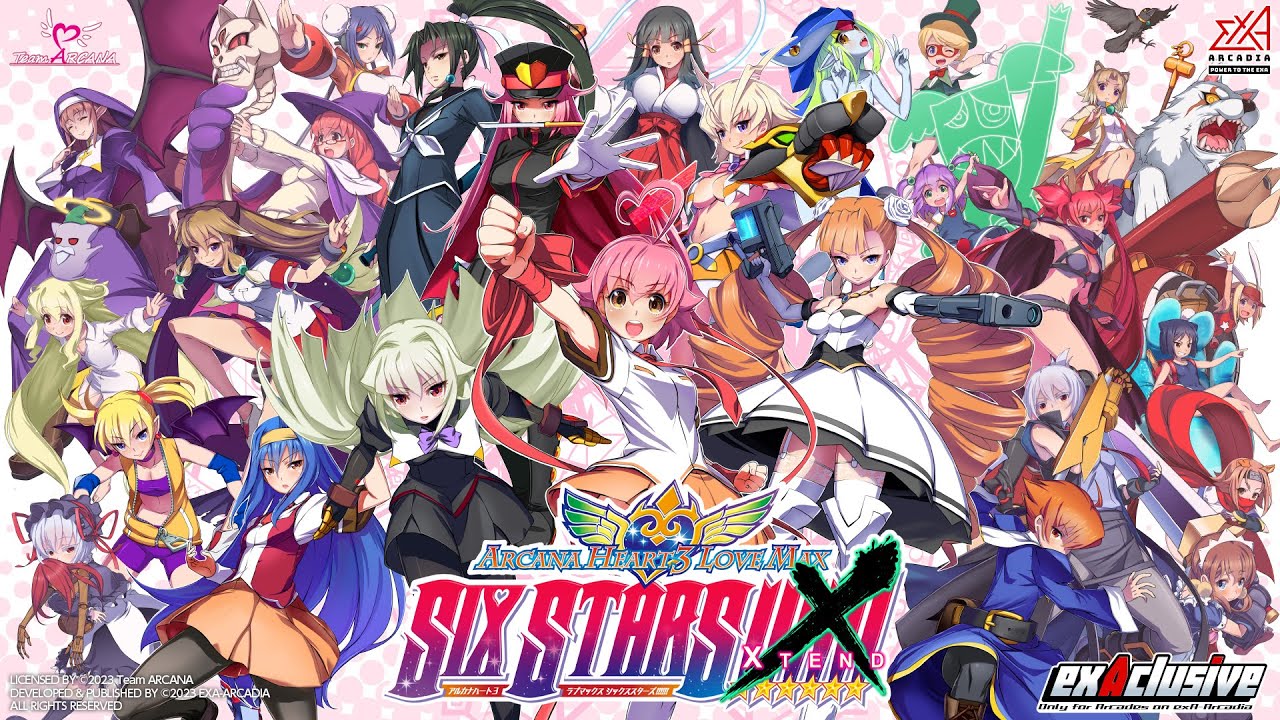 exA-Arcadia『アルカナハート3 ラブマックス シクススターズ!!!!!! XTEND』| ARCANA HEART 3 XTEND Attract Video