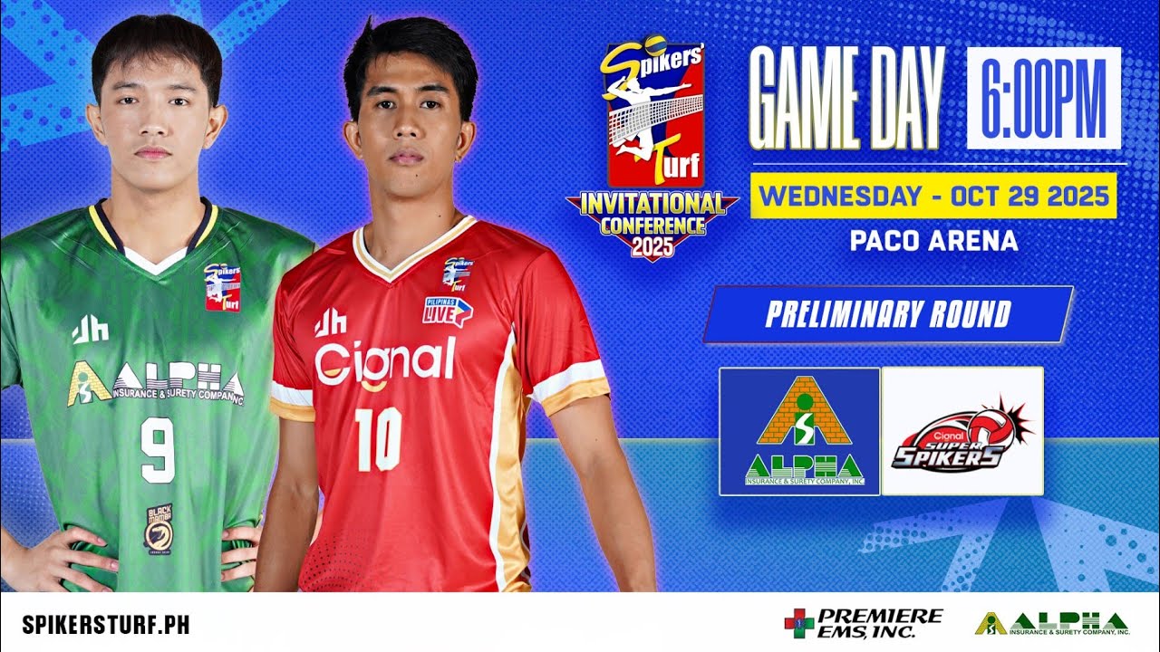 ALPHA INSURANCE vs. CIGNAL - Full Match | Preliminaries | 2025 Spikers' Turf Invitational Conference