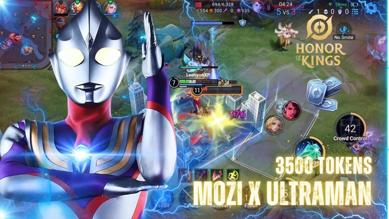 Ultraman Tiga Mozi Skin is INSANE 😱 HoK x Ultraman Event Gameplay | Honor of Kings