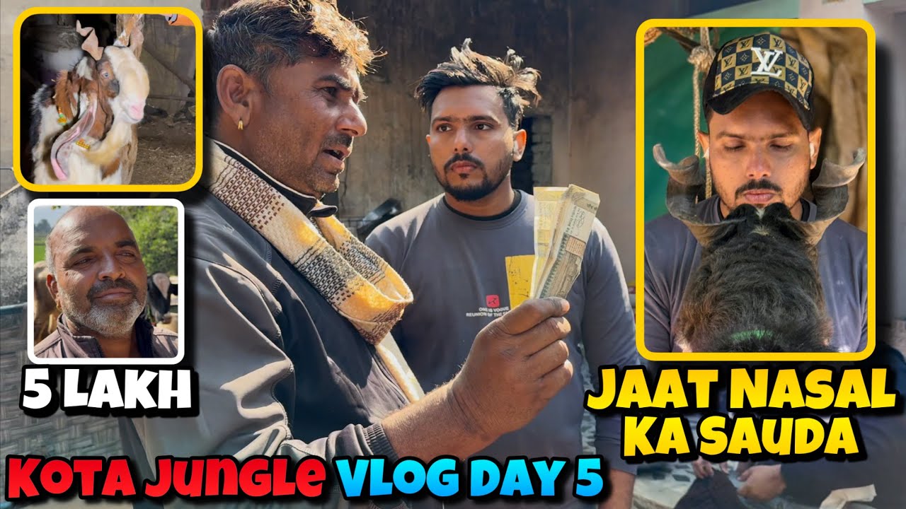 KOTA JUNGLE VLOG DAY 5| JAAT NASAL ka BAKRA LELIYE🤩😱