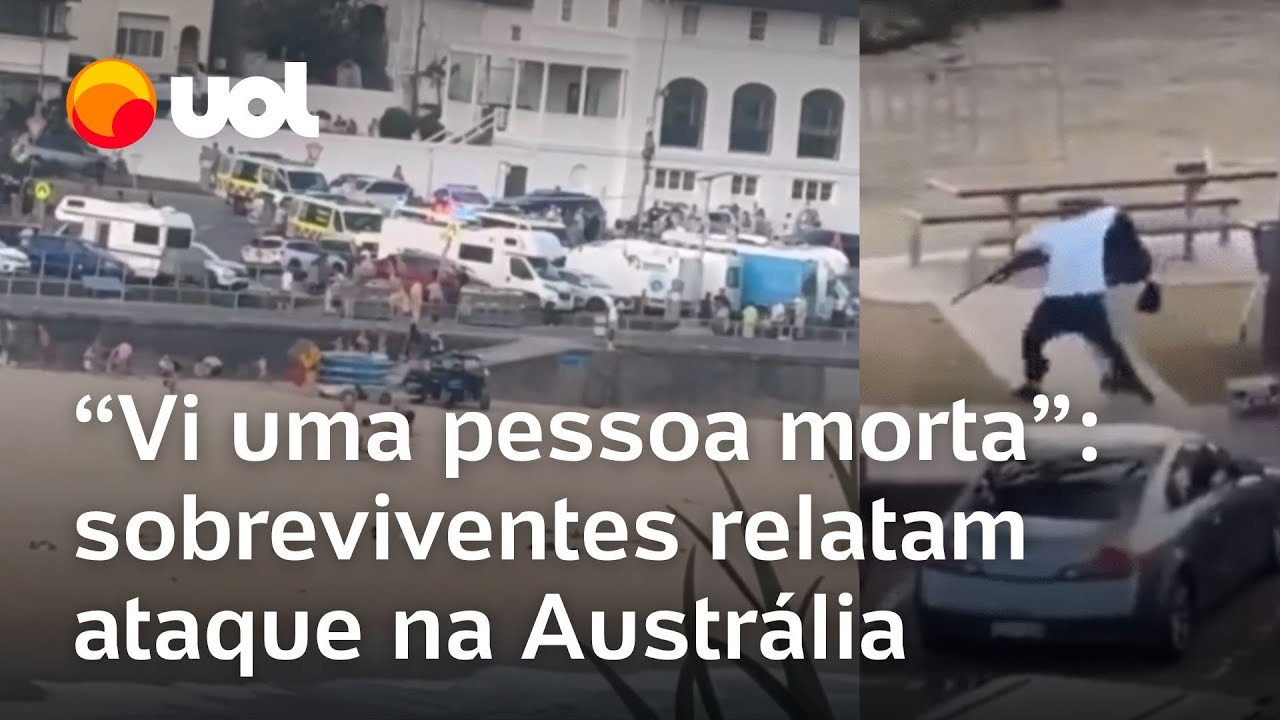 Sobrevivente de ataque na Austr&aacute;lia relata desespero e cerca de 50 tiros na praia de Bondi; veja