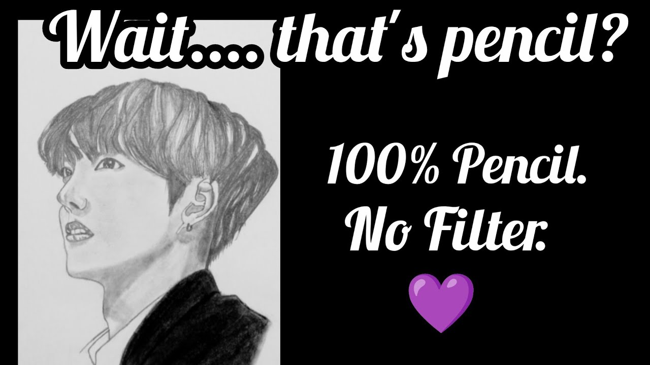 I Drew J-Hope Sketch in Pencil... You Won't Believe the Result #jhope #bts #art #viral #trending 