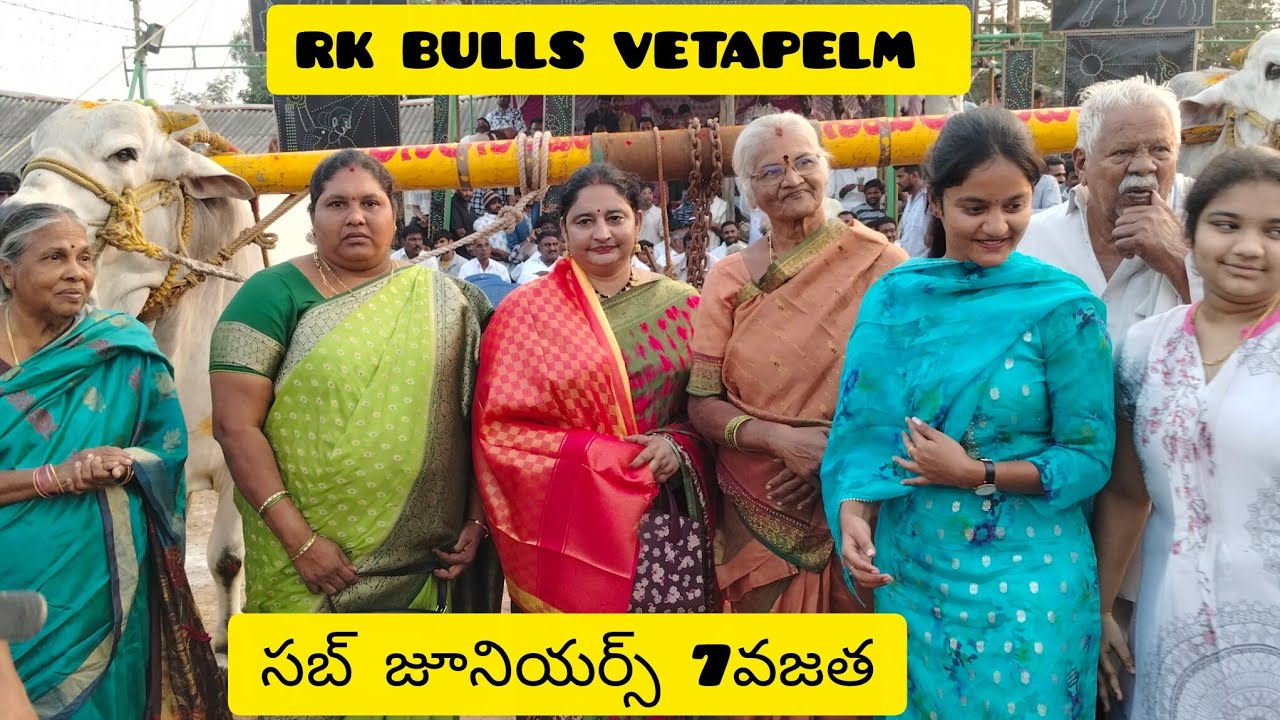 2026-చిలకలురిపేట💥 సబ్ జూనియర్ 7వ జత.  RK BULLS VETAPALEM