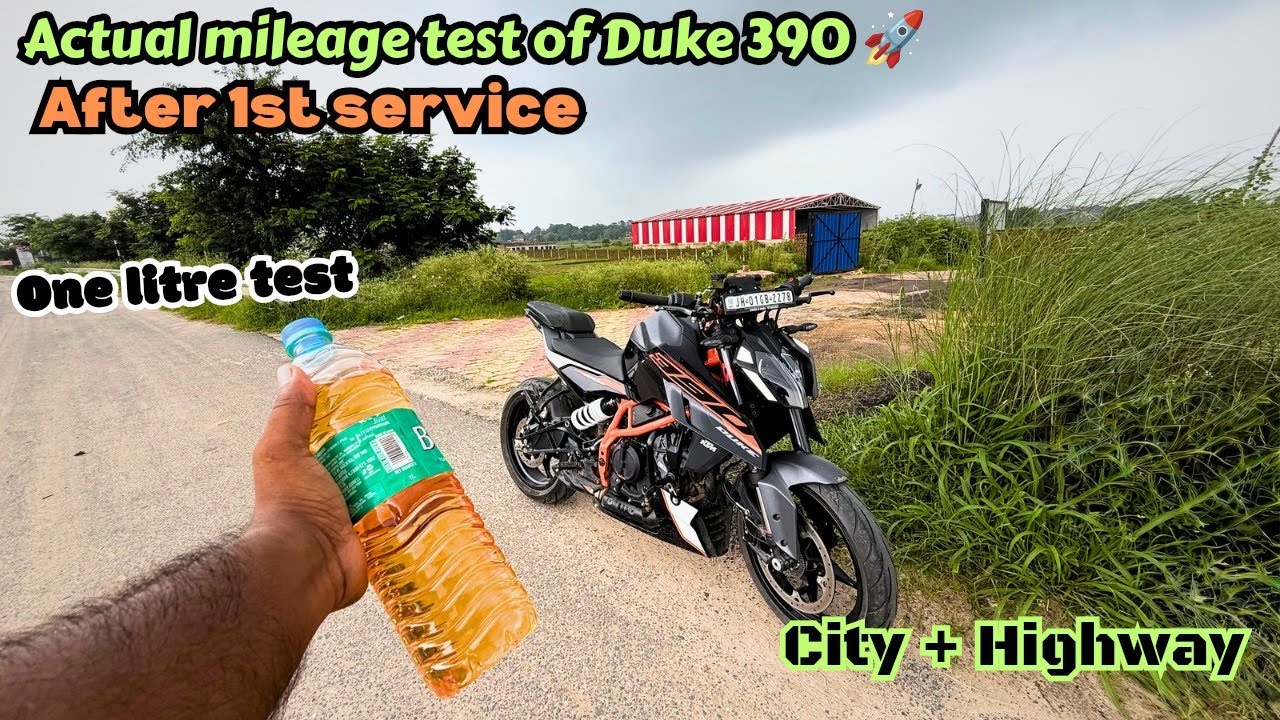 Duke 390 Gen3 Real mileage test 👀| Highway+city test | Unexpected result 😰