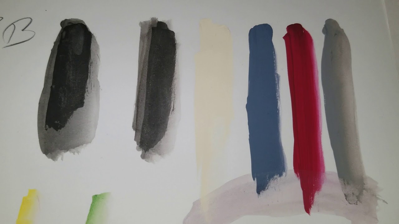 Fabriano and Canson XL Bristol Paper Test