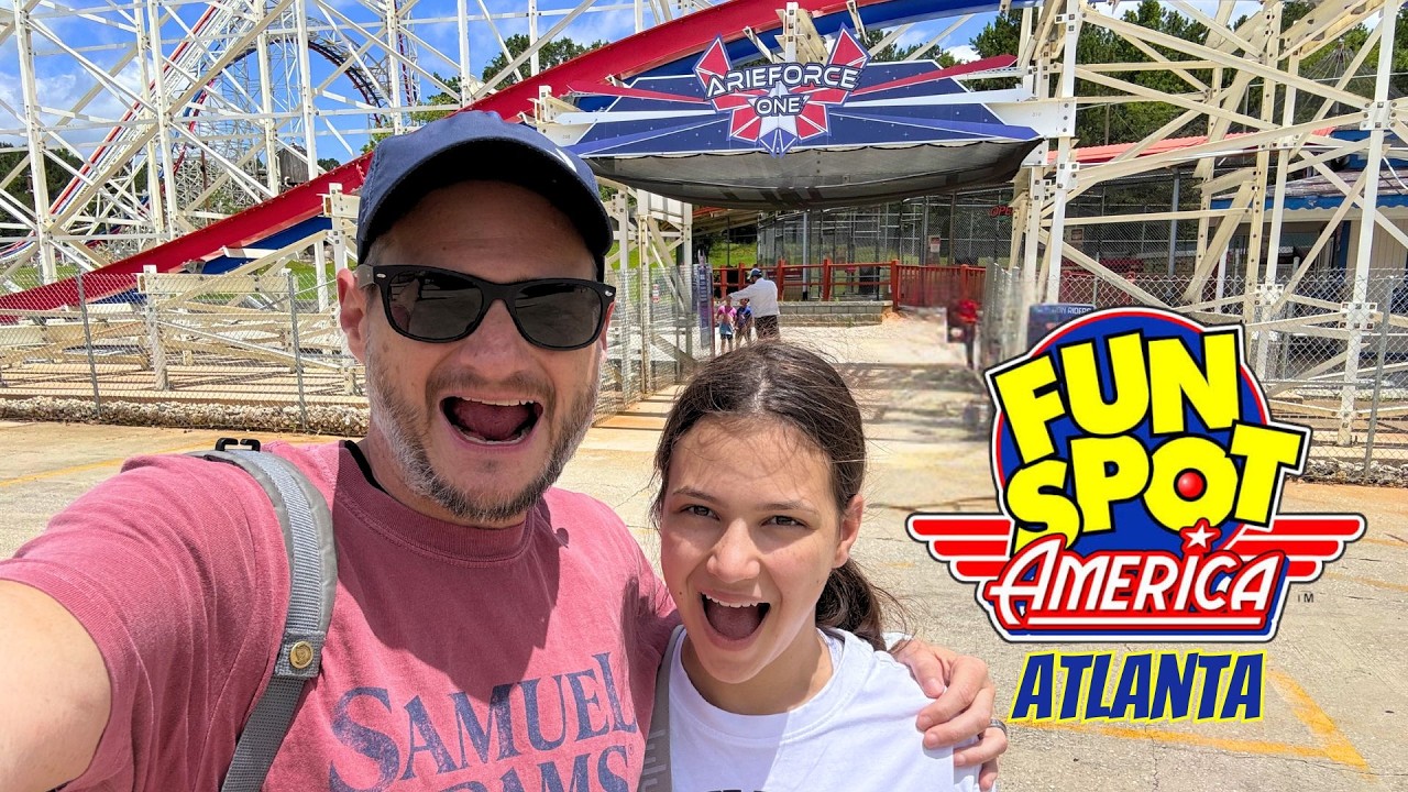 We rode ARIEFORCE ONE at Fun Spot America Atlanta - Full POV!
