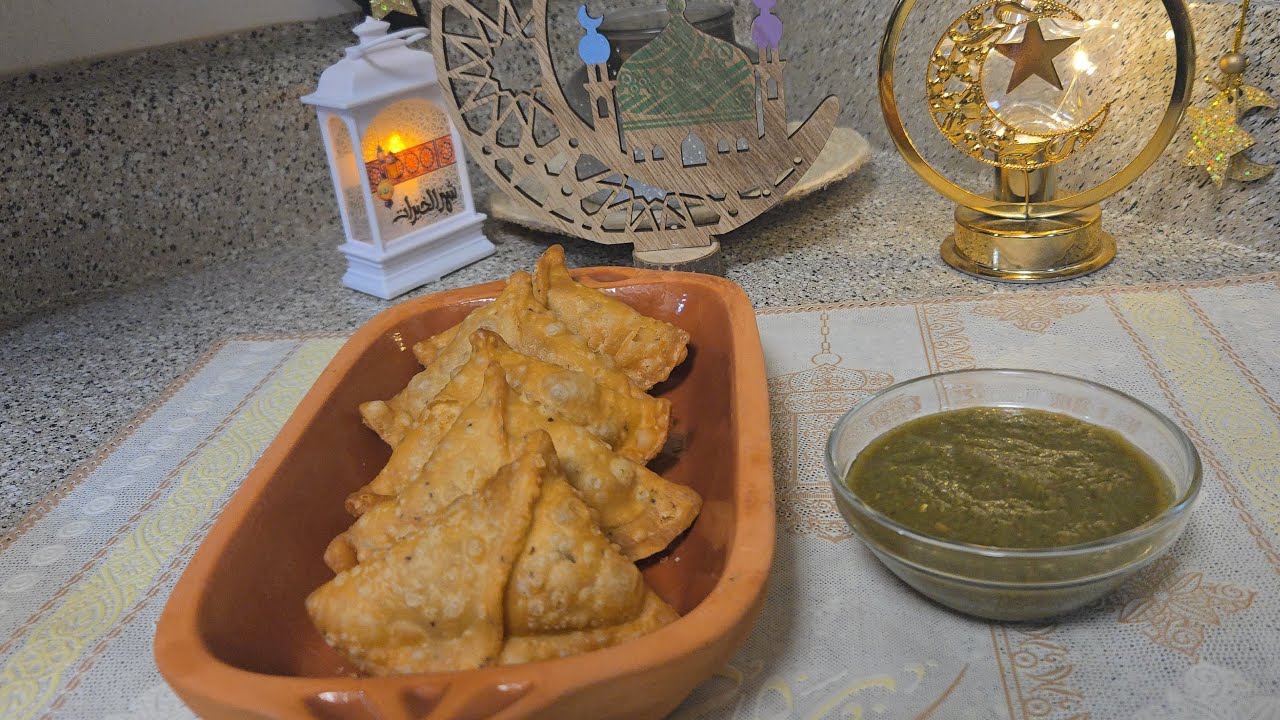 سمبوسة بطاطس باكستانية مقرمشة من برا وطرية من جوّا💯😋
