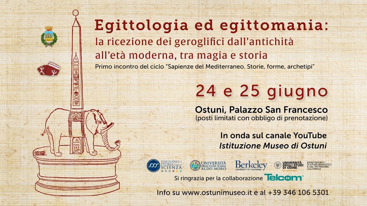 Diretta Convegno Egittologia ed Egittomania Ostuni