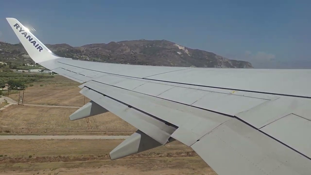 Take off from Zakynthos airport