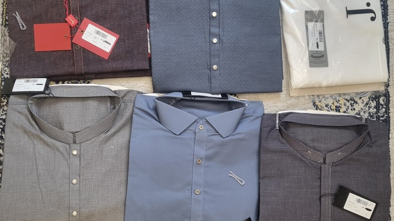 J. Men stitched Eid collection 2025 available.