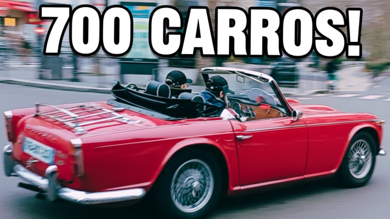 700 Voitures Anciennes envahissent Paris ! 🏁 (Traversée de Paris 2026)