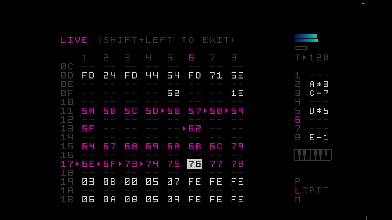 Dirtywave M8 Generative Sample Glitching
