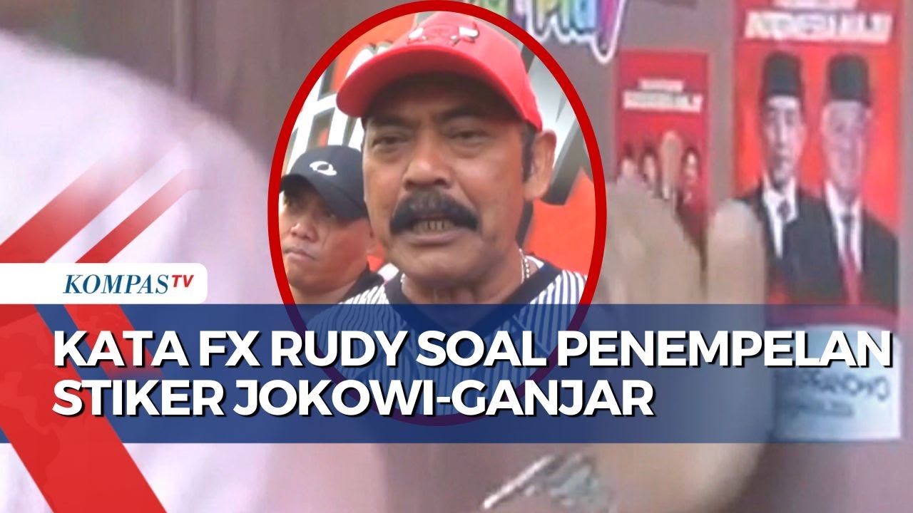 Begini Kata FX Rudy Soal Penempelan Stiker Ganjar di Rumah Warga