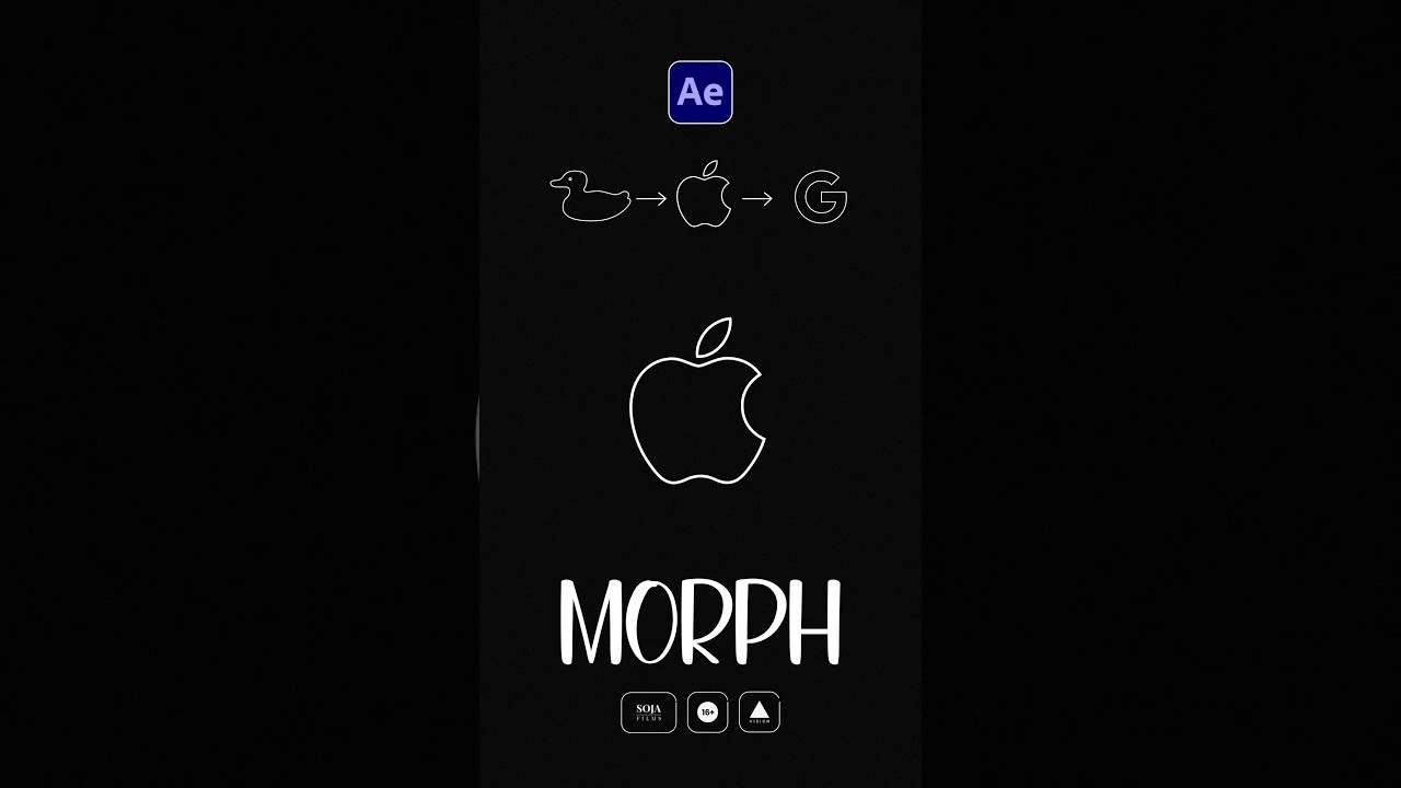 Morph Logos & Shapes Into Anything in After Effects