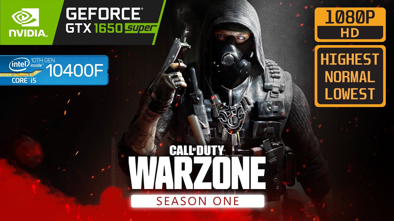 CALL OF DUTY WARZONE - GTX 1650 SUPER - i5 10400F