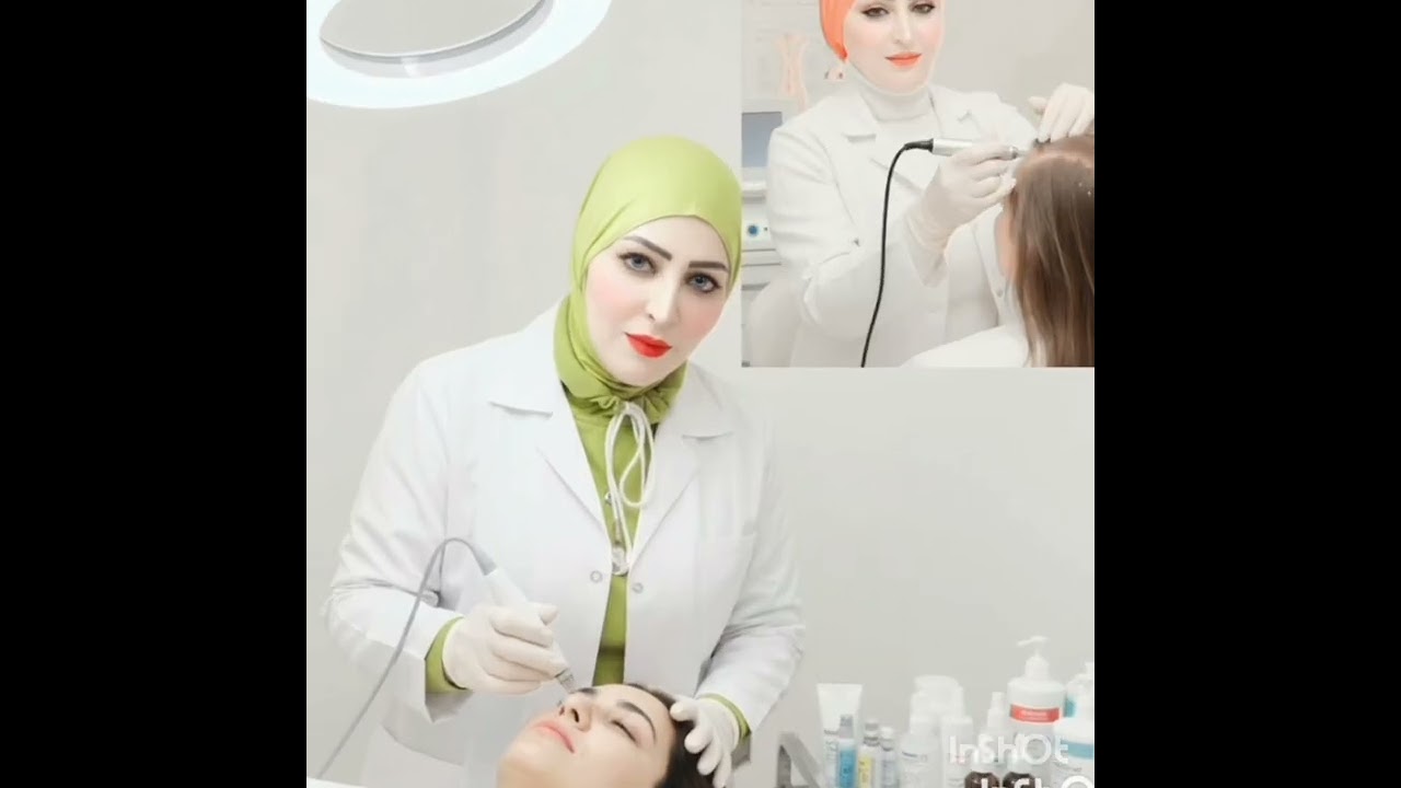 تجميل لا جراحي بأحدث الاجهزة  تجاعيد وتصبغات وازالة البثور للبشرة 👈🏻شعر منع التساقط والصلع والانبات 
