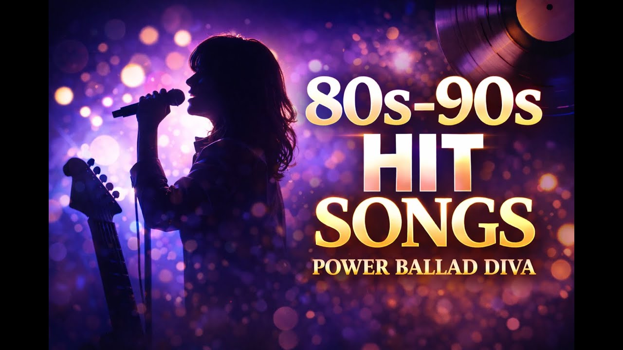 Timeless Power Ballad Diva Mix 💙 Emotional Soul Pop for Late Night Listening
