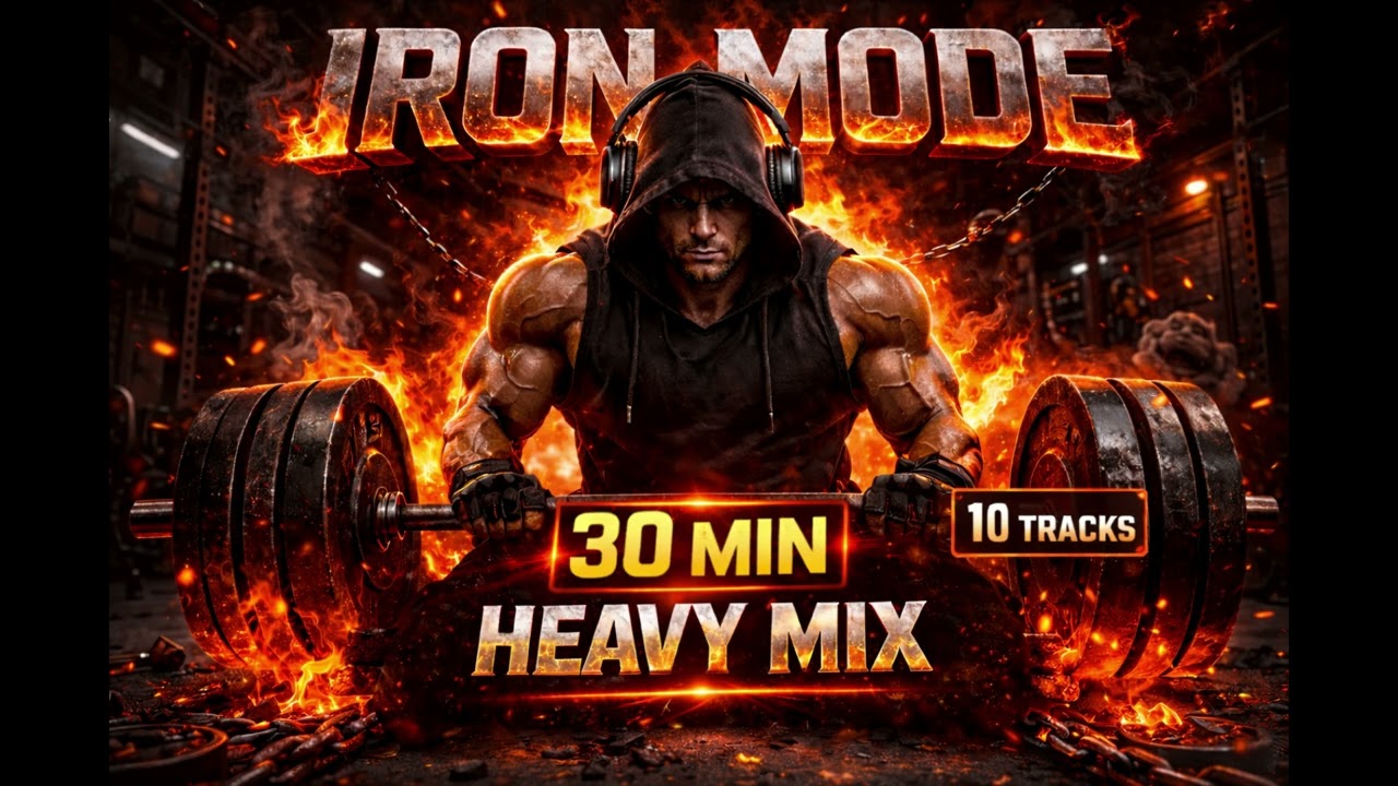 IRON MODE - Музыка для 30-минутной тренировки в спортзале | Микс для интенсивных тренировок