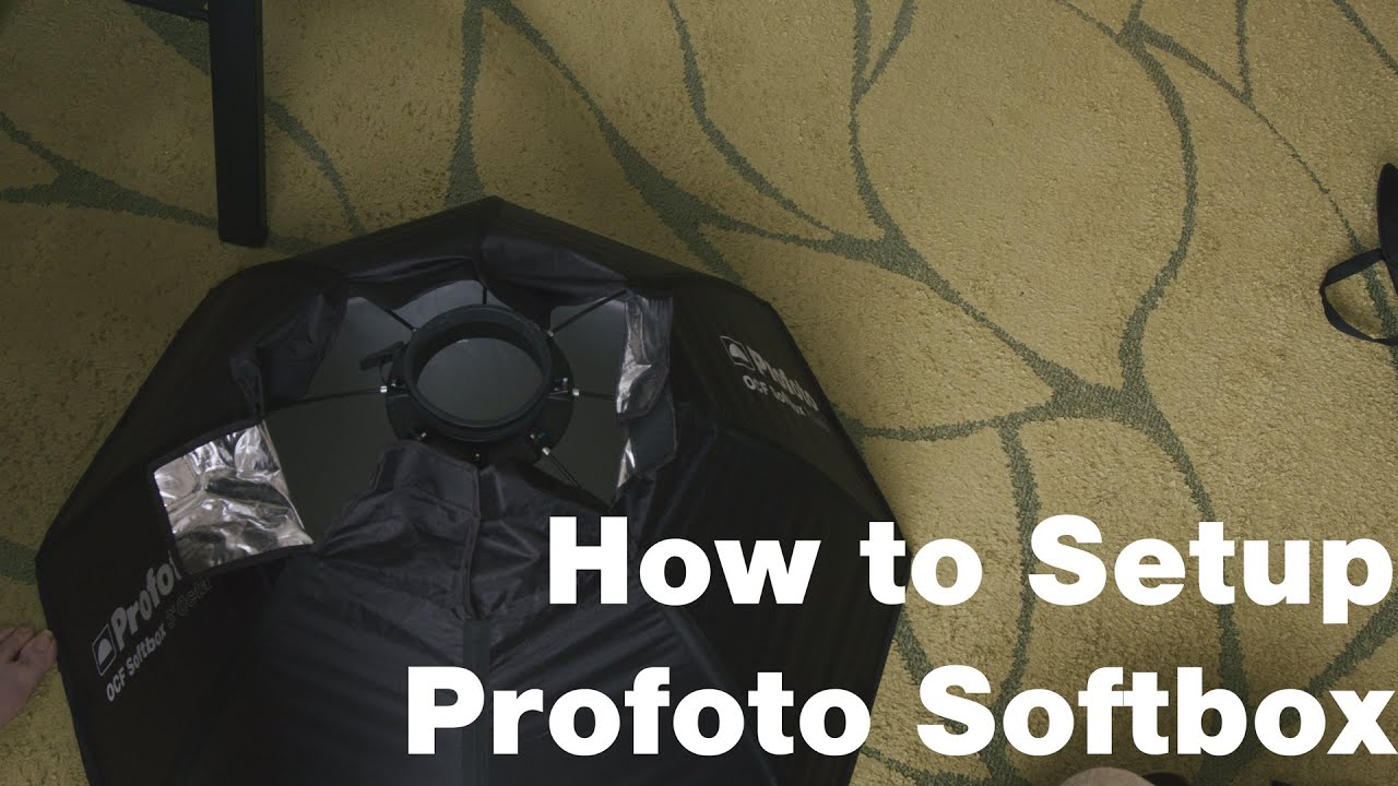 How to setup Profoto OCF Softbox Octa・Profoto(プロフォト) OCFソフトボックス オクタ 90cmを組み立てる方法