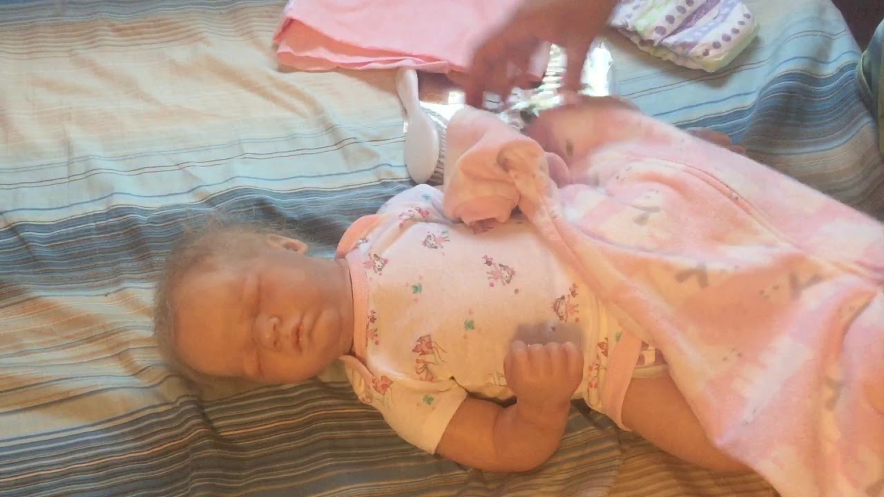 Reborn lavender asleep.