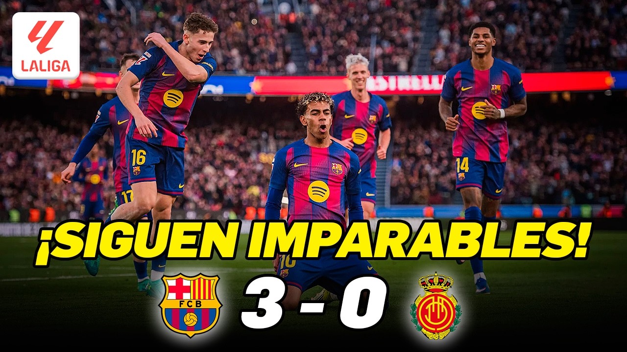 GOLEADA y Este Equipo Sigue IMPARABLE | BARCELONA 3-0 MALLORCA | Análisis y Opinión