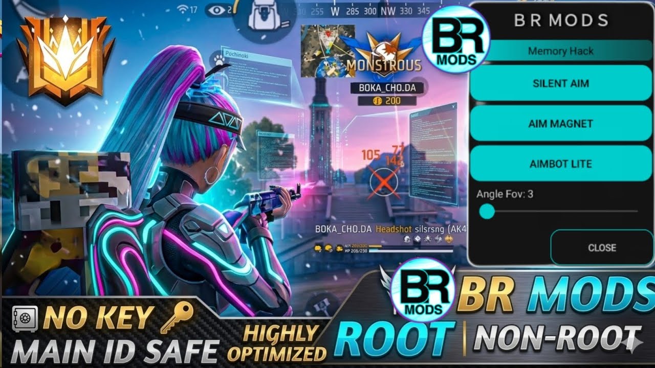 BR MODS FREE FIRE OB53| NON ROOT OB53| 🔑 BR MOD FREE KEY VIP ACCESS 🎁 | DOWNLOAD LINK | NEW UPDATE 😍