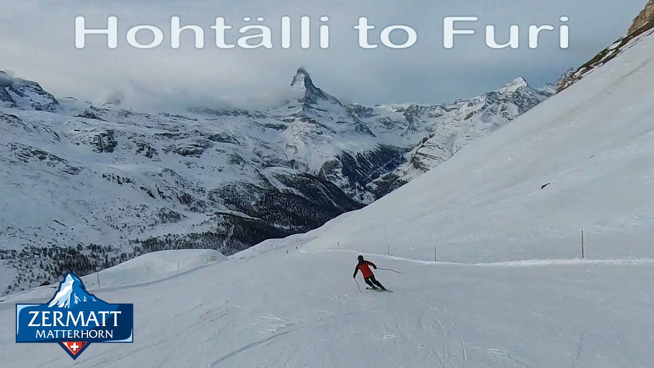 Zermatt Matterhorn Skiing Hohtälli-Furi. #skiing