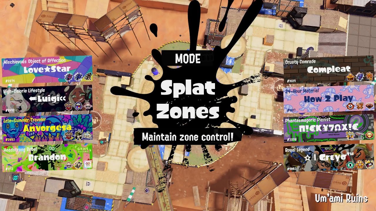 Splatoon 3 - Anarchy Battles SZ #17 (Bulbz Tri-Stringer)