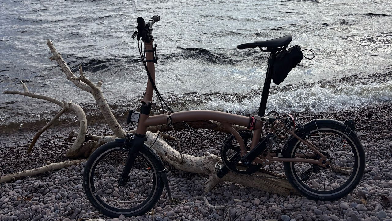 Off-Road Brompton T Line Ride at Loch Ness. Does the #brompton  succeed watch if #repair needed.