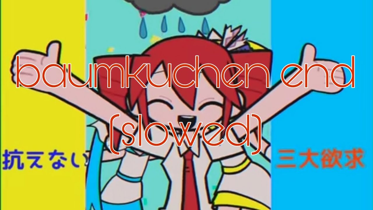 Baumkuchen end (slowed) || credits to amala ||