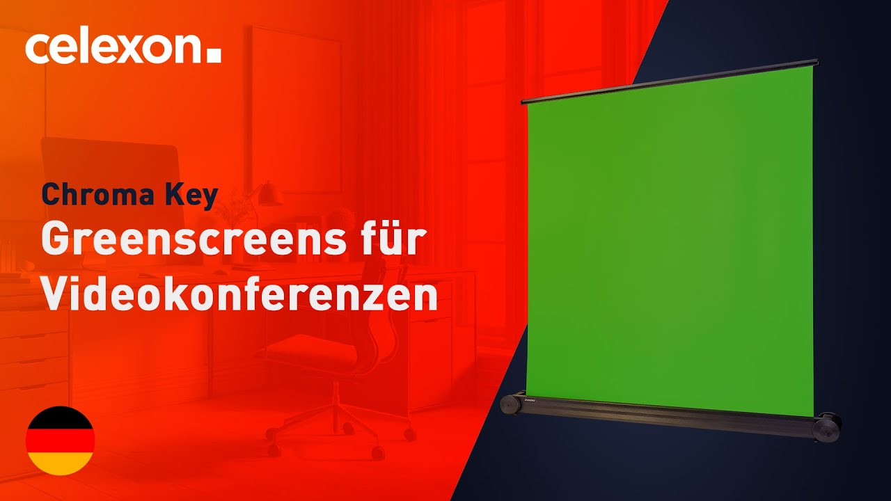 So verwenden Sie celexon Greenscreens f&uuml;r Videokonferenzen