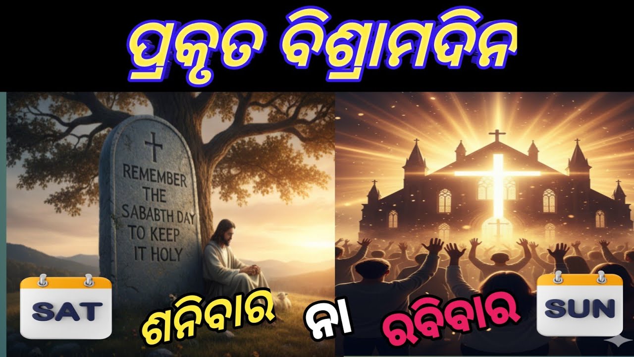 ବିଶ୍ରାମ ଦିନ ଶନିବାର ନା ରବିବାର // Is The Sabbath On Saturday or Sunday // ପ୍ରକୃତ ବିଶ୍ରାମ ଦିନ //